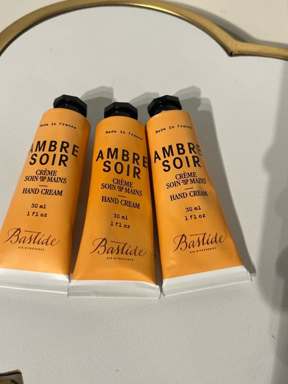Bastide Ambre Soir Hand Cream - Set of THREE